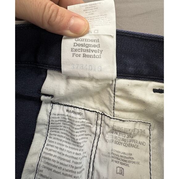 Carhartt FR Flame Resistant Cat 2 2112 Blue Work Pants Men’s 36x32 - Picture 11 of 12